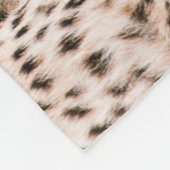 Niedliche Kleintiere | Cheetah Cat & Cub Fleecedecke (Ecke)