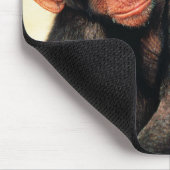 Niedliche Kleintiere | Chimpanzee Hug Mousepad (Ecke)