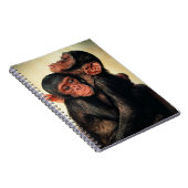 Niedliche Kleintiere | Chimpanzee Hug Notizblock (Rechte Seite)