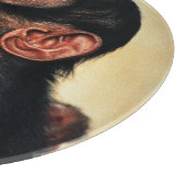 Niedliche Kleintiere | Chimpanzee Hug Schneidebrett (Ecke)