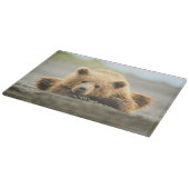 Niedliche Kleintiere | Coastal Brown Bären Cube Schneidebrett (Ecke)