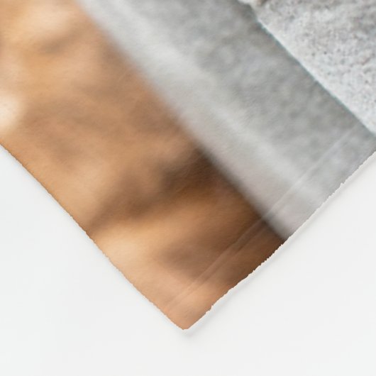 Niedliche Kleintiere | Cocker Spanel Fleecedecke (Ecke)