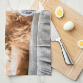 Niedliche Kleintiere | Cocker Spanel Geschirrtuch (Viertel Falte)