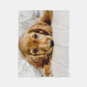Niedliche Kleintiere | Cocker Spaniel Puppy Fleecedecke (Vorderseite)
