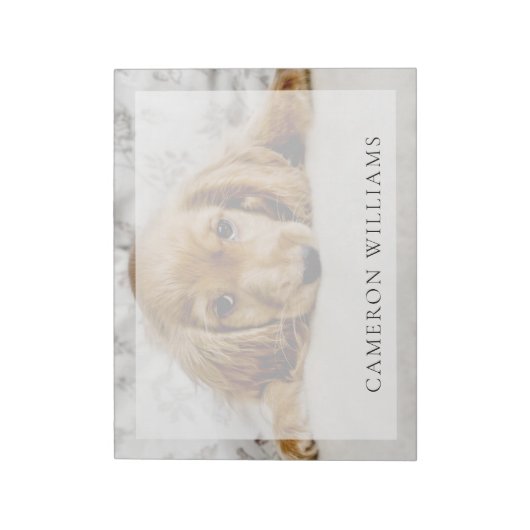 Niedliche Kleintiere | Cocker Spaniel Puppy Notizblock (Rotiert)