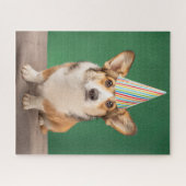 Niedliche Kleintiere | Corgi Birthday Welppy Puzzle (Horizontal)