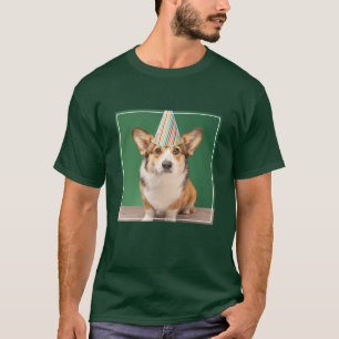 Niedliche Kleintiere Corgi Birthday Welppy T-Shirt
