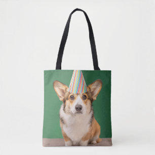 Niedliche Kleintiere   Corgi Birthday Welppy Tasche