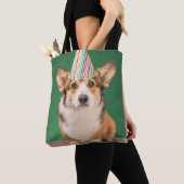Niedliche Kleintiere | Corgi Birthday Welppy Tasche (Von Nahem)