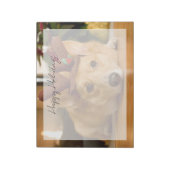 Niedliche Kleintiere | Corgi Christmas Reindeer Notizblock (Rotiert)