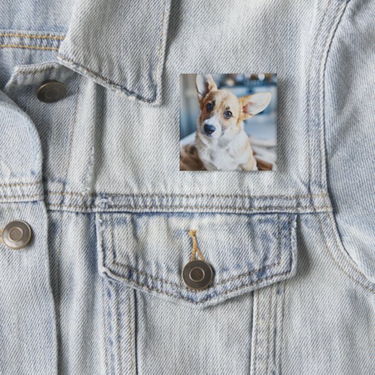 Niedliche Kleintiere | Corgi Head Tilt Button (Beispiel)