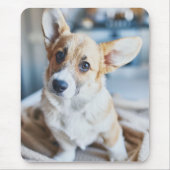 Niedliche Kleintiere | Corgi Head Tilt Mousepad (Vorne)