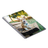Niedliche Kleintiere | Corgi Puppy auf einer Parkb Notizblock (Rechte Seite)