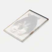 Niedliche Kleintiere | Corgi Puppy Behind Post-it Klebezettel (angewinkelt)