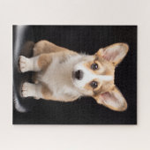 Niedliche Kleintiere | Corgi Puppy Stehend Tal Puzzle (Horizontal)