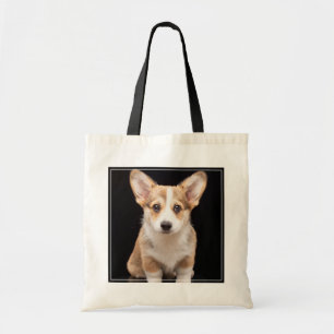 Niedliche Kleintiere   Corgi Puppy Stehend Tal Tragetasche