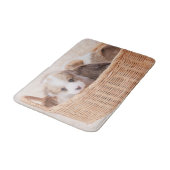 Niedliche Kleintiere | Corgi Tiny Puppy Badematte (Schrägansicht)