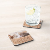 Niedliche Kleintiere | Corgi Tiny Puppy Getränkeuntersetzer (Rechte Seite)