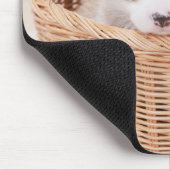 Niedliche Kleintiere | Corgi Tiny Puppy Mousepad (Ecke)