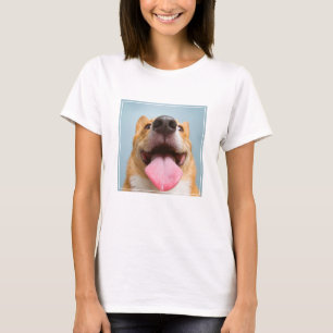 Niedliche Kleintiere   Corgi Tongue T-Shirt