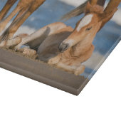Niedliche Kleintiere | Corolla Wild Horse Schneidebrett (Ecke)