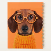 Niedliche Kleintiere | Dackel Orange Sweater Planer (Rückseite)