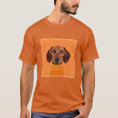 Niedliche Kleintiere | Dackel Orange Sweater T-Shirt (Vorderseite)
