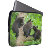Niedliche Kleintiere | Drei junge Bärenkuppen Laptopschutzhülle (Vorne Rechts)