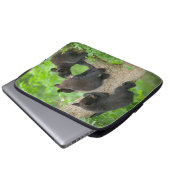 Niedliche Kleintiere | Drei junge Bärenkuppen Laptopschutzhülle (Vorne Knopf)