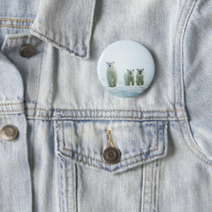 Niedliche Kleintiere   Drei junge Polarbären Button