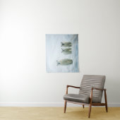 Niedliche Kleintiere | Drei junge Polarbären Wandteppich (Beispiel)