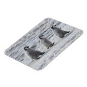 Niedliche Kleintiere | Drei Kaiserpinguin - Chicks Magnet (Linke Seite)