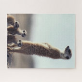 Niedliche Kleintiere | Eine Familie der Meerkats Puzzle (Horizontal)