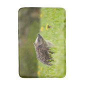 Niedliche Kleintiere | Europäischer Igel Badematte (Vorderseite Vertikal)