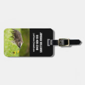 Niedliche Kleintiere | Europäischer Igel Gepäckanhänger (Vorderseite horizontal)