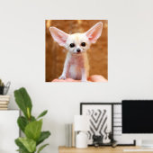 Niedliche Kleintiere | Fennec Fox Poster (Heimbüro)