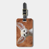 Niedliche Kleintiere | Fennec Fox Pup Gepäckanhänger (Vorderseite vertikal)