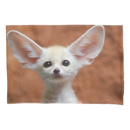 Niedliche Kleintiere | Fennec Fox Pup Kissenbezug (Vorderseite)