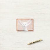 Niedliche Kleintiere | Fennec Fox Pup Post-it Klebezettel (Auf Schreibtisch)