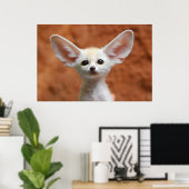 Niedliche Kleintiere | Fennec Fox Pup Poster (Heimbüro)