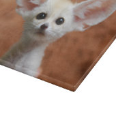 Niedliche Kleintiere | Fennec Fox Pup Schneidebrett (Ecke)