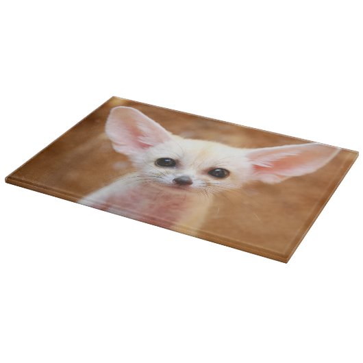Niedliche Kleintiere | Fennec Fox Schneidebrett (Ecke)