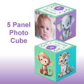 Niedliche Kleintiere Foto Name des Kinderzimmers l Würfel