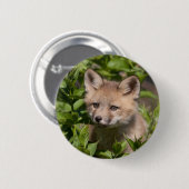 Niedliche Kleintiere | Fox-Kit Button (Vorne & Hinten)