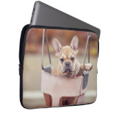Niedliche Kleintiere | Französischer Bulldog-Playg Laptopschutzhülle (Vorne Rechts)