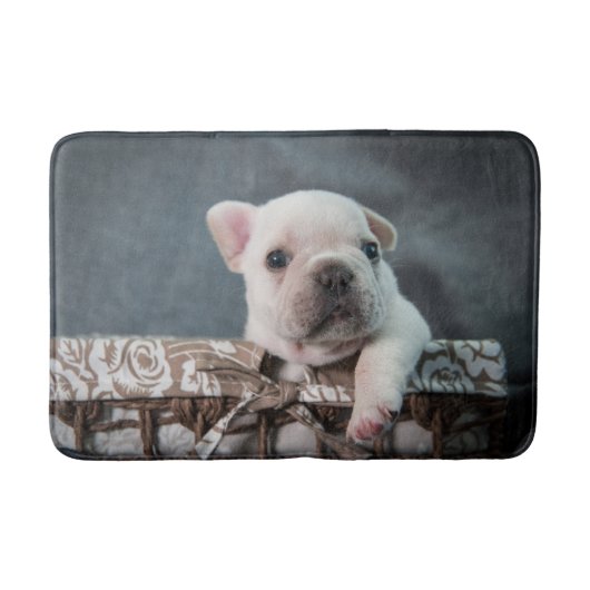 Niedliche Kleintiere | French Bulldog Badematte (Vorderseite)
