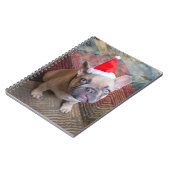 Niedliche Kleintiere | French Bulldog Christmas Notizblock (Linke Seite)