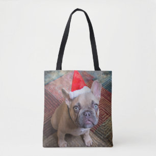 Niedliche Kleintiere   French Bulldog Christmas Tasche