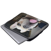 Niedliche Kleintiere | French Bulldog Face Laptopschutzhülle (Vorne Knopf)