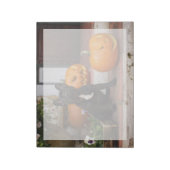 Niedliche Kleintiere | French Bulldog Halloween Notizblock (Rotiert)